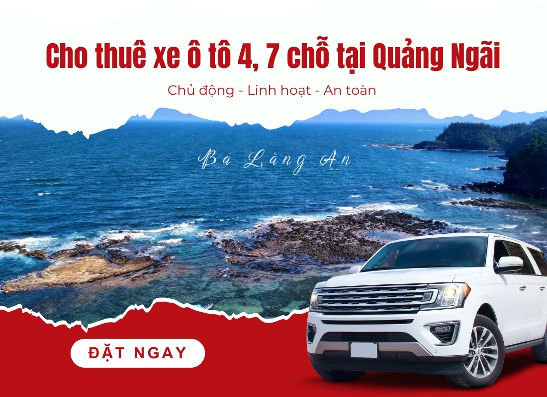 cho thuê xe ô tô Quảng Ngãi Cho thuê ô tô Quảng Ngãi