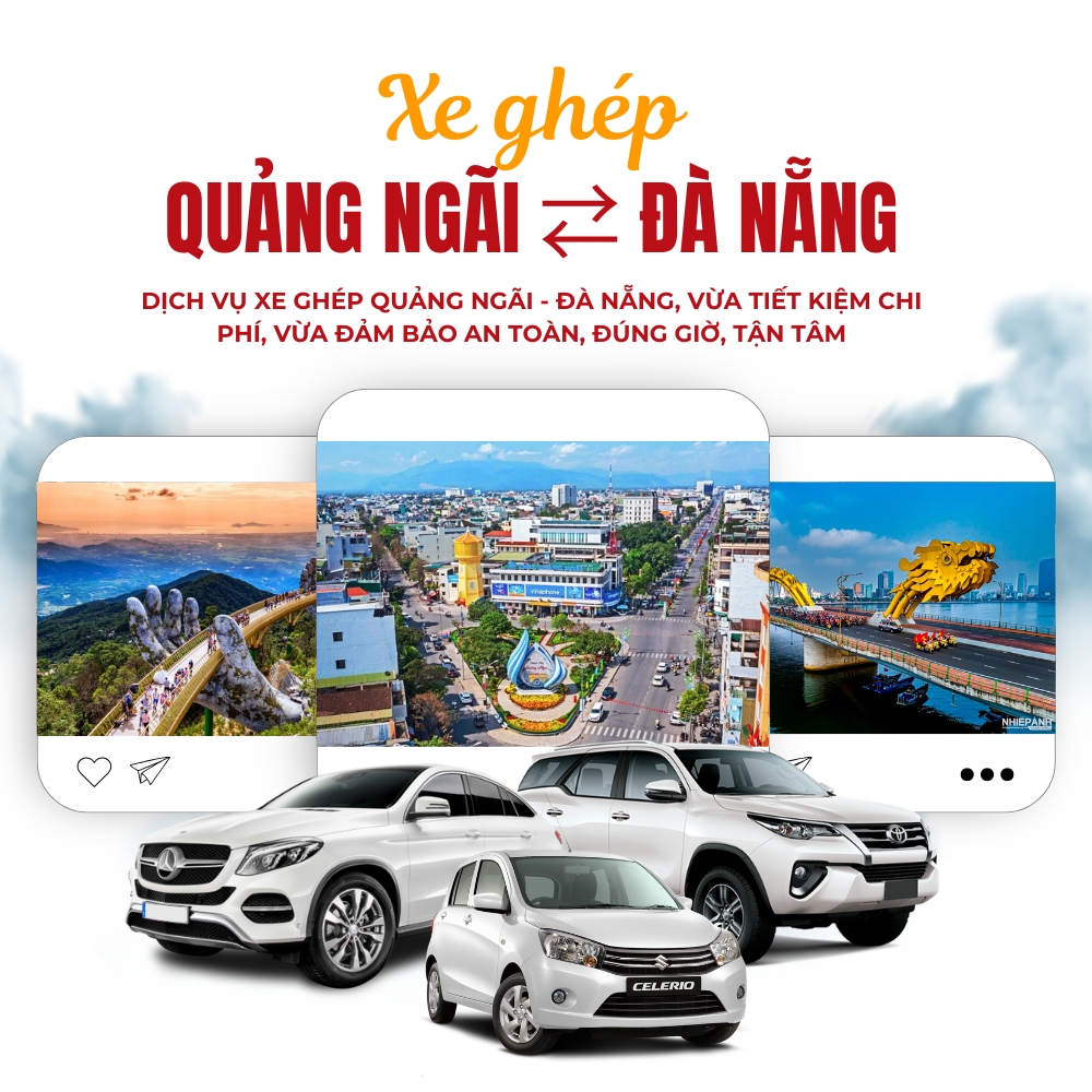 Xe ghép Quảng Ngãi Đà Nẵng
