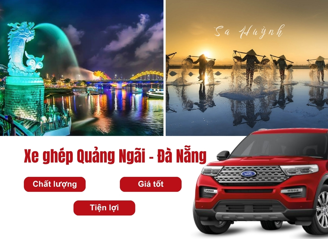 xe ghép Quảng Ngãi Đà Nẵng Xe ghép Quảng Ngãi Đà Nẵng